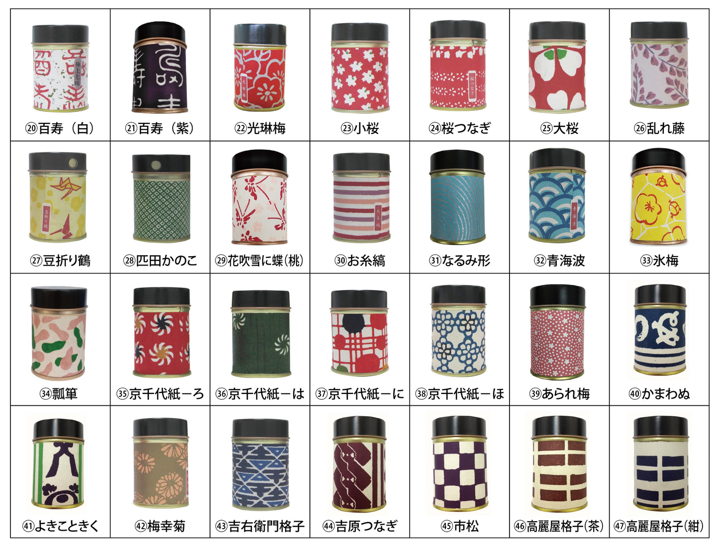 My七味袋(匹田かのこ(黒)と 千代の缶・極上七味5gセット