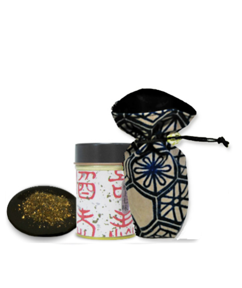 My七味袋(和柄-い)と 千代の缶・極上七味5gセット